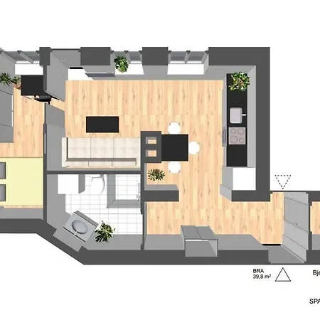 Apartment Modern King Bed Fast Wifi Relax Oslo