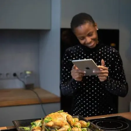 Lägenhet Modern King Bed Fast Wifi Relax